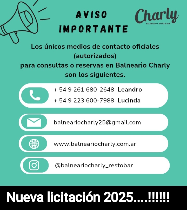 Licitacin 2025. A cargo de Leandro karis